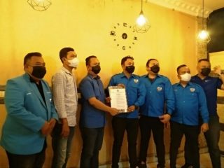 Ketua DPD KNPI Sumut Samsir Pohan resmi menunjuk Ryan Achdiral Juskal sebagai Ketua Caretaker DPD KNPI Medan.