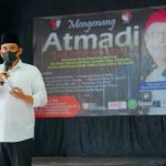 Sejumlah seniman, jurnalis maupun lainnya memperingati 40 hari kepergian jurnalis senior, As Atmadi di Taman Budaya Medan, Jalan Perintis Kemerdekaan, Sabtu (18/9/2021).