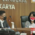 Walikota Medan, Bobby Nasution saat bertemu dengan Dirjen Ciptakan Karya Kementrian PUPR