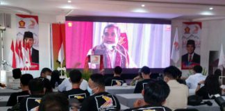 Sekretaris Jenderal DPP Gerindra H. Ahmad Muzani tegaskan akan mengusung kader di Pilgubsu 2024 mendatang. Totalitas kader lebih teruji untuk besarkan Gerindra.