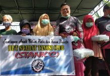 Stabat Tangsi Club (Stank C), komunitas sepeda merayakan hari jadinya setahun dengan memberikan santunan terhadap puluhan anak yatim dan kaum dhuafa.