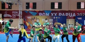Tim Wushu di PON XX Papua menjadi penyumbang medali terbanyak untuk Provinsi Sumatera Utara