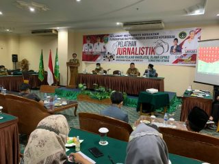 Dinas Pemuda dan Olahraga (Dispora) Provinsi Sumatera Utara menggelar pelatihan jurnalistik dalam rangka pemberdayaan dan pengembangan organisasi Ikatan Pelajar Nahdlatul Ulama (IPNU).