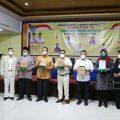 Purna Paskibraka Indonesia (PPI) Provinsi Sumatera Utara menggelar seminar nasional Duta Pancasila di Raz Hotel Medan, Jumat (15/10/2021).