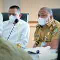 Wagubsu bersama Bupati Langkat saat membahas peningkatan pariwisata di Langkat