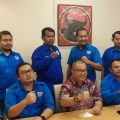 Anggota DPRD Sumut, Rudi Hermanto menerima kunjungan Dewan Pengurus Daerah Komite Nasional Pemuda Indonesia (DPD KNPI) Kota Medan di Kantor DPRD Sumut, Rabu (24/11/2021)