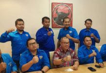 Anggota DPRD Sumut, Rudi Hermanto menerima kunjungan Dewan Pengurus Daerah Komite Nasional Pemuda Indonesia (DPD KNPI) Kota Medan di Kantor DPRD Sumut, Rabu (24/11/2021)