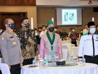HMI Sumut mendoakan Bobby Nasution menjadi Gubernur Sumatera Utara pada pembukaan Musyawarah Daerah (Musda) XXIV Badko HMI Sumatera Utara di Wisma Benteng, Kamis (25/11/21).