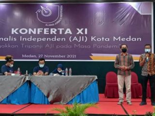 Christison S Pane, yang akrab disapa Tison, resmi menggantikan Liston Damanik sebagai Ketua AJI Medan.