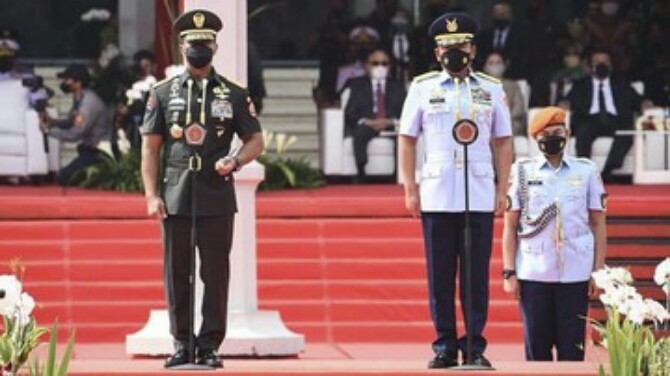 Panglima TNI Jenderal Andika Perkasa melakukan mutasi dan promosi jabatan terhadap 23 perwira dari tiga matra.