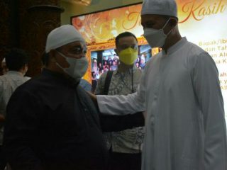 Bupati Langkat, Terbit Rencana PA bersama Wagubsu, Musa Rajekshah saat peringatan 100 hari Almarhum Anif Shah, kemarin malam