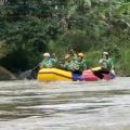Tim Arung Jeram Sumatera Uara langsung menghentak di hari pertama perhelatan Kejuaraan Nasional Arung Jeram R4 Tahun 2021 Way Besai Provinsi Lampung, Selasa (7/12/2021).