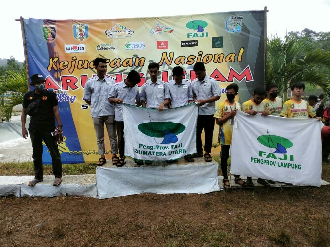 Tim Youth Man FAJI Sumut menjadi juara umum di Kejurnas R4 Way Besai, Lampung.