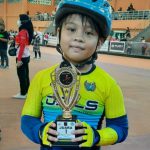 Salah satu atlet sepatu roda Deliserdang yang berhasil meraih juara di Jakarta Open 2021