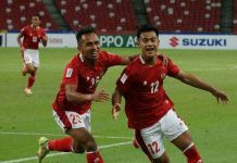 Timnas Indonesia melaju ke babak semifinal Piala AFF 2020 setelah mengalahkan Timnas Singapuraeg, 4-2 leg kedua di Singapore Internasional Stadium, Sabtu (25/12/2021). Indonesia unggul agregat 5-3