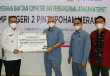 PT Indonesia Asahan Aluminium (Inalum) persero menyerahkan bantuan berupa 16 unit komputer dan pembangunan jaringan internet di SMP Negeri 2 Pintu Pohan Meranti, belum lama ini