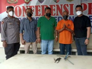 Personel Reskrim Polsek Medan Area membekuk pencuri AC berinisial ISH alias Geleng (27), warga Jalan Letda Sujono Kelurahan Tembung, Kecamatan Percut Sei Tuan.