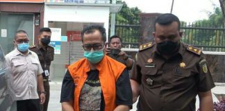 Tim Tangkap Buronan (Tabur) Bidang Intelijen Kejati Sumut menangkap terpidana kasus korupsi berstatus DPO, Harmes Joni, Selasa(28/12-2021).