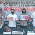 Sat Reskrim Polrestabes Medan menangkap Ismanto (41), warga Jalan Marelan III, Kelurahan Rengas Pulo, Kecamatan Marelan atas dugaan pemerasan terhadap Kepala Sekolah SMP Negeri 3 Tanjung Morawa inisial RS.