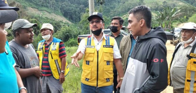 Kepala Balai BPJN Sumut Selamat Rosidi mengatakan pihaknya sudah meninjau kondisi ruas jalan di kawasan Liang Melas Datas.