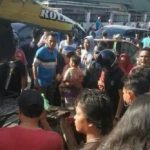 Kecelakaan angkot dan kereta api yang terjadi di perlintasan rel kereta api, Jalan Sekil Ujung, Medan, Sabtu (4/12/2021) menewaskan lima orang penumpang angkot