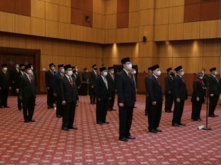 Menteri Agama Yaqut Cholil Qoumas hari ini melantik dua Rektor Perguruan Tinggi Keagamaan Islam Negeri (PTKIN) dan 12 pimpinan tinggi Pratama atau pejabat eselon II di lingkungan Kementerian Agama RI.