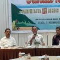 Gus Irawan Pasaribu dalam diskusi dengan tema "Danau Toba, Pariwisata vs Bisnis Perikanan" yang digelar oleh Fraksi Partai Gerindra di Swiss Bell Hotel, Jalan Gajah Mada, Medan, Selasa (21/12/2021).