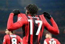 AC Milan berhasil menaklukkan AS Roma ketika kedua tim bersua di Stadion San Siro dalam lanjutan Liga Italia, Jumat (7/1/2022).