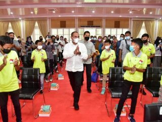Gubernur Sumatera Utara (Sumut) Edy Rahmayadi mengapresiasi hasil kerja kerja Tim Sumut U-12 ini.