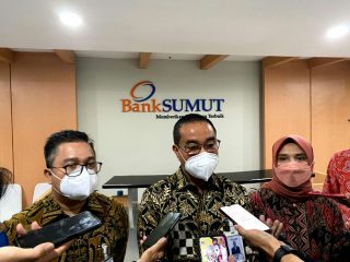 PT Bank Sumut menggelar Rapat Umum Pemegang Saham Luar Biasa (RUPS-LB), secara virtual, Selasa (25/1/2022). Arieta Aryanti ditetapkan sebagai Direktur Keuangan dan Teknologi Informasi PT Bank Sumut.