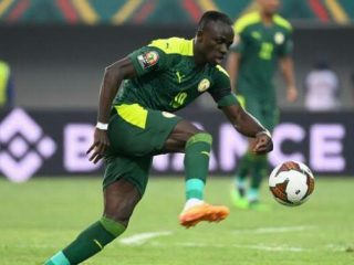 Sadio Mane, penyerang Senegal yang bermain untuk klub Liga Primer Inggris, Liverpool.