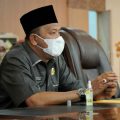 Plt Bupati Langkat, Syah Afandin hadiri rapat paripurna DPRD Langkat dengan agenda penyampaian hasil reses masa sidang I tahun III di Gedung DPRD Langkat, Kamis (10/2/2022).