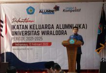 H. Syaefudin, SH Dan Aris Syuhada, M.AP resmi dikukuhkan menjadi ketua dan Sekretaris Ikatan Keluarga Alumni Universitas Wiralodra (IKA Unwir) Indramayu periode 2021-2025.