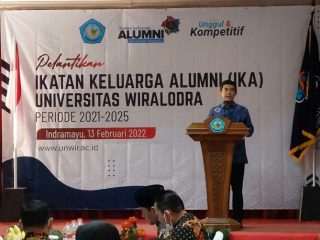 H. Syaefudin, SH Dan Aris Syuhada, M.AP resmi dikukuhkan menjadi ketua dan Sekretaris Ikatan Keluarga Alumni Universitas Wiralodra (IKA Unwir) Indramayu periode 2021-2025.