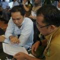 Wakil Walikota Medan, Aulia Rachman saat bertemu dengan PT PLN Medan di Jalan Listrik, Medan, Selasa (15/2/2022). Dalam pertemuan itu Aulia kecewa karena PT PLN tidak juga memberikan data warga Kota Medan yang menjadi pelanggan PLN. Foto:ist