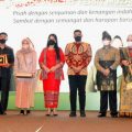Walikota Medan, Bobby Afif Nasution bersama Kahiyang Ayu saat menghadiri acara pisah sambut Dandim0201/Medan, Selasa malam(22/2/2022)