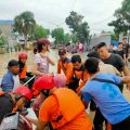 Ribuan rumah di Kecamatan Medan Labuhan terendam banjir akibat meluapnya Sungai Deli yang tidak mampu menampung tingginya debit air ketika hujan deras turun.