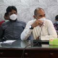 Para peserta rapat koordinasi Satgas Ketahanan Pangan di Kantor Walikota Medan, Selasa (29/3/2022)