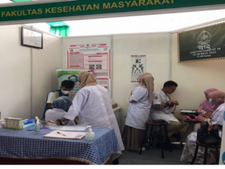 Fakultas Kesehatan Masyarakat Universitas Islam Negeri Sumatera Utara (FKM UIN-SU) membuka stand skrining di kegiatan MTQ tingkat Provinsi yang dilaksanakan di Kampus I UIN-SU Sutomo