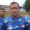 Marsekal Pertama TNI, Mohammad Nurdin (tengah) didampingi Danlanud Soewondo Kolonel Pnb Reka Budiarsa, Komandan Wing III Kopasgat Kolonel Pas Deni Ramdani