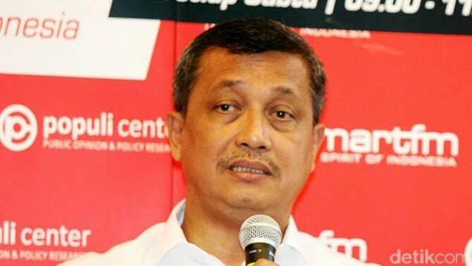 Ketua Umum Pengurus Pusat Persatuan Tenis Meja Indonesia (PP PTMSI), Komjen Pol (Pur) Oegroseno