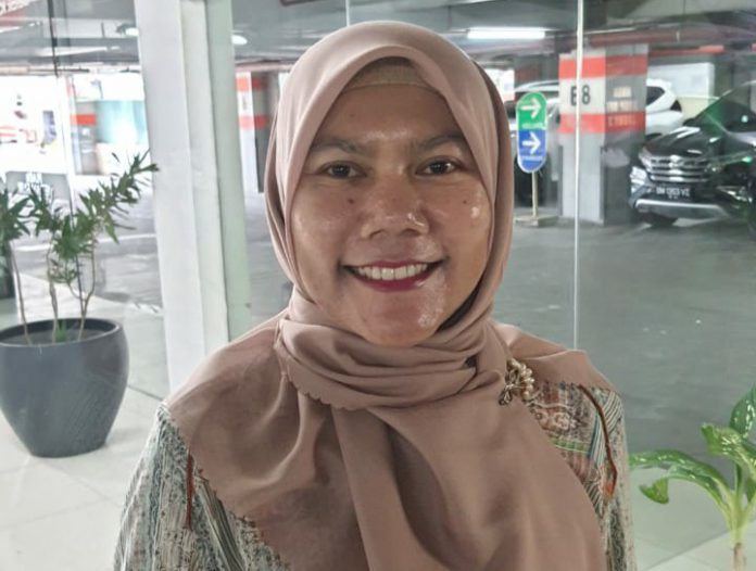 Ketua Relawan Indonesia Muda (RIM) Sumut, Sisca Zulliyanti.