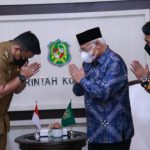 Walikota Medan, Bobby Nasution saat menerima kunjungan pengurus Baznas pusat