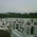 Puluhan makam yang berada di Komplek Tempat Pemakaman Umum (TPU) Kristen Simalingkar B, Kecamatan Medan Tuntungan, Rabu (20/4/2022).