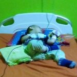 Rafisqy Evano Abadi, balita berusia 2,5 tahun harus berulangkali lakukan transfusi darah akibat menderita leukemia sejak didiagnosis lima bulan lalu.