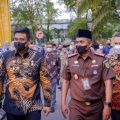 Walikota Medan, Bobby Nasution saat menghadiri undian e-parking