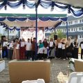 Panitia dan pemenang MTQ FIS UIN Sumut berfoto bersama usai penyerahan hadiah.(ist)