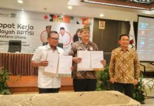 Persatuan Wartawan Indonesia (PWI) Sumut dan Asosiasi Perguruan Tinggi Swasta Indonesia (APTISI) Sumut menjalin kerjasama bidang pendidikan.