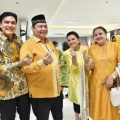 Tradisi Halal Bihalal yang dilakukan Ketua Umum Partai Golkar, Airlangga Hartarto, merupakan momentum bagi seluruh pengurus, kader dari tingkat pusat, provinsi hingga kabupaten/kota, untuk membangun kebersamaan untuk memenangkan pemili 2024.