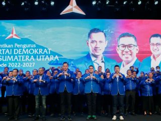 Pasca pelantikan, DPD Partai Demokrat Sumut di bawah Pimpinan M Lokot Nasution gerak cepat menggelar Musyawarah Cabang (Muscab) ke IV serentak untuk 18 kab/kota mulai hari ini hingga esok, Senin 30 Mei 2022.